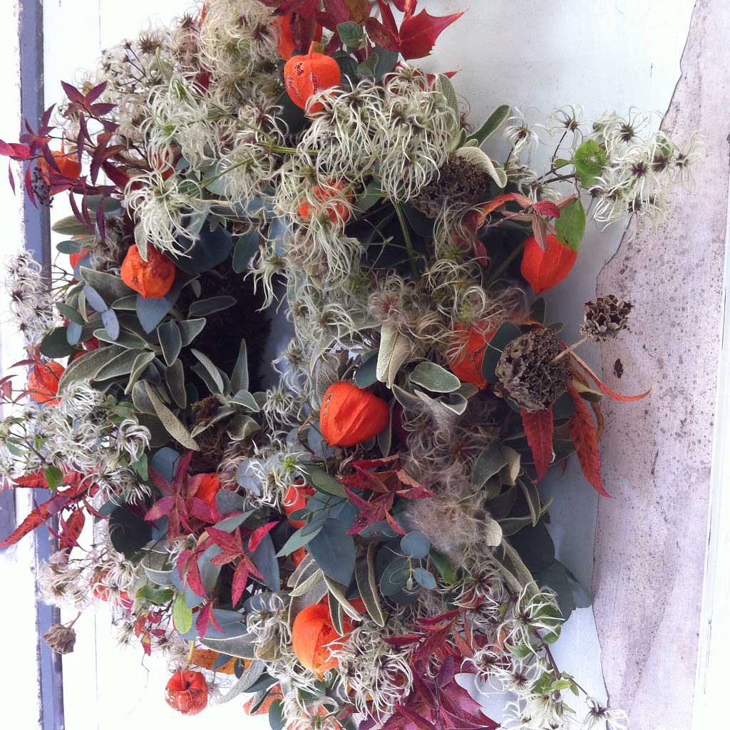 Autumn wreath made by Zanna from S P I N D L E